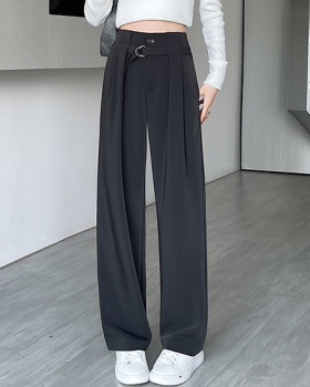 Drape suit pants straight pants pants for women