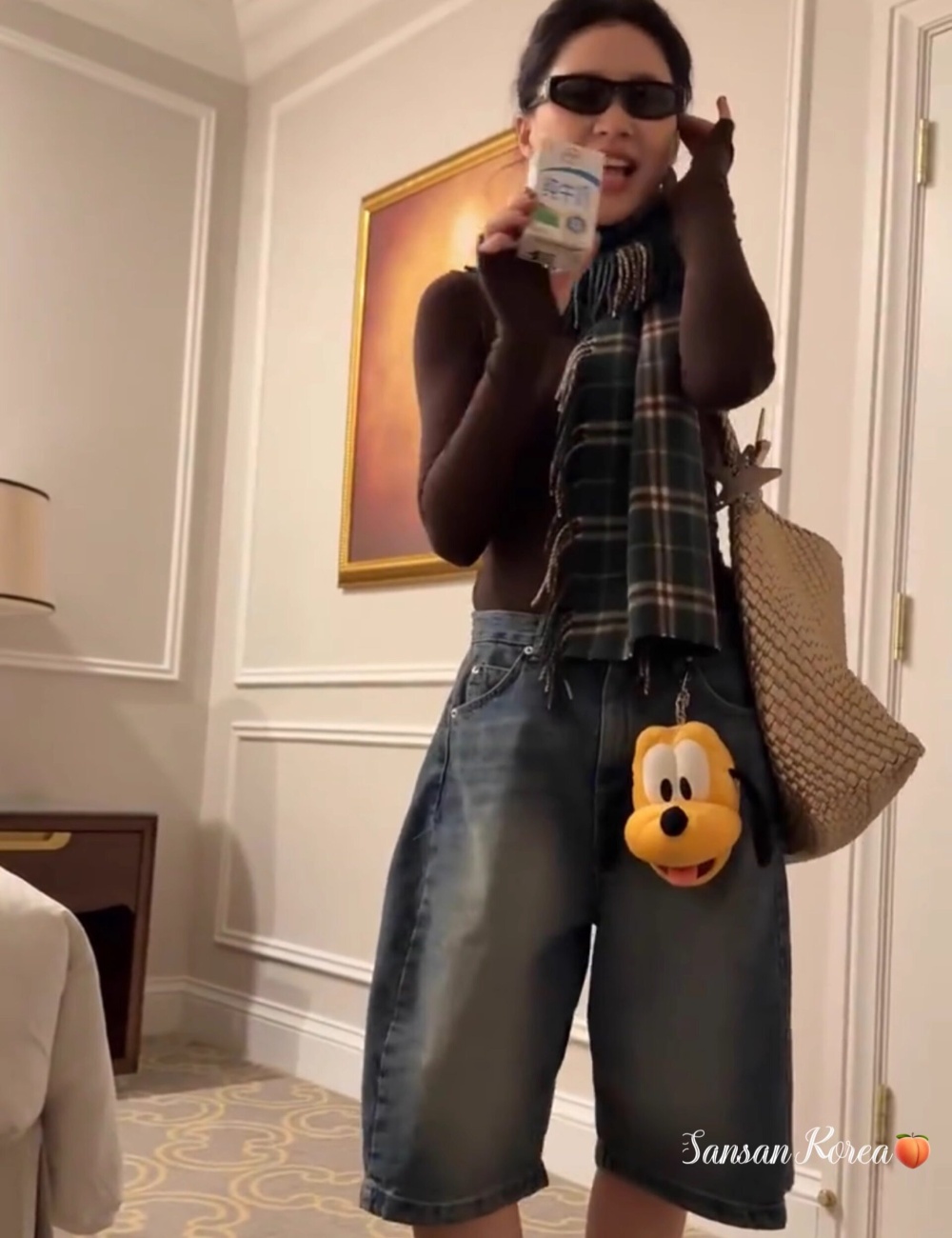 Couples Casual five pants American style denim shorts