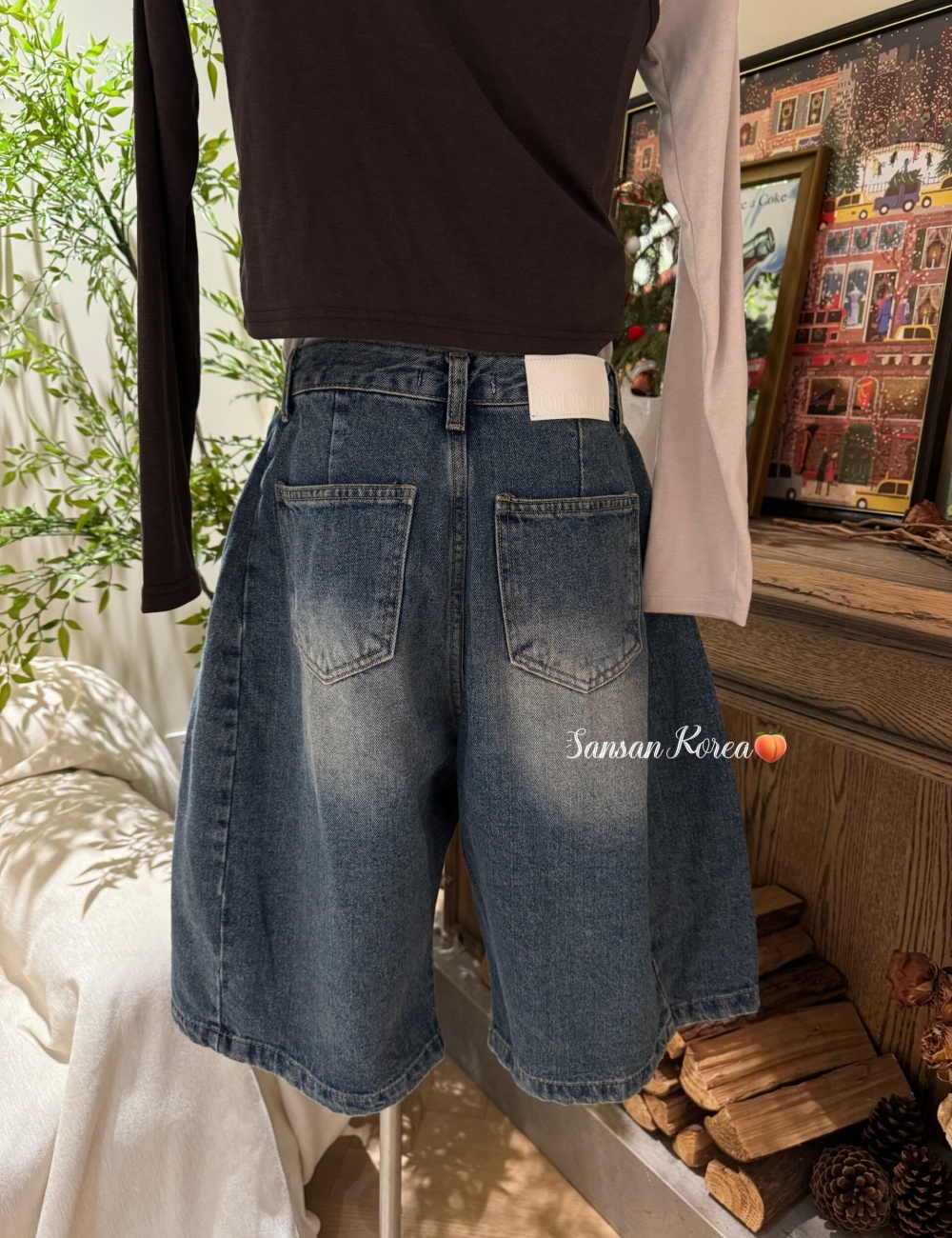 Couples Casual five pants American style denim shorts