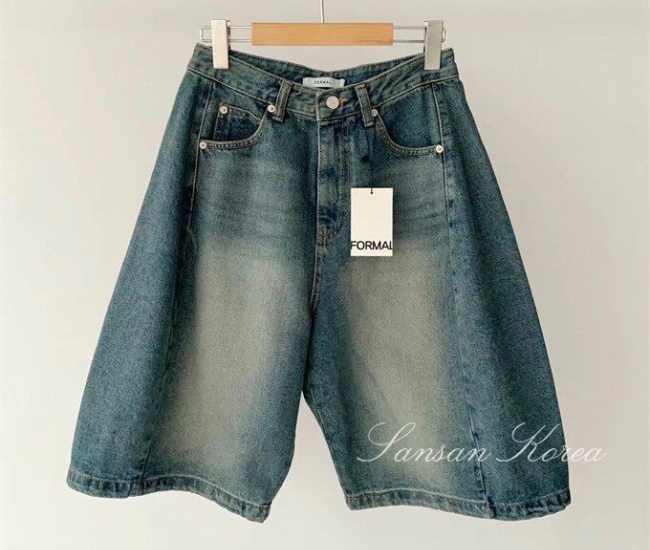 Couples Casual five pants American style denim shorts