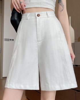 A-line five pants wide leg business suit for women