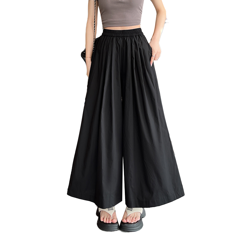 Thin casual pants wide leg pants for women