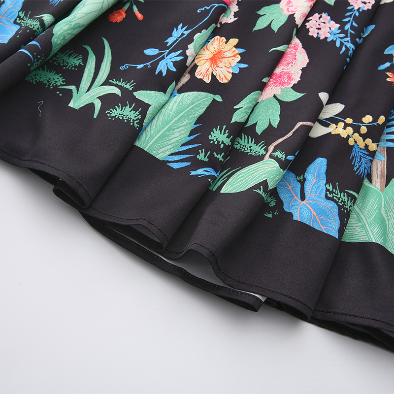 Hepburn style temperament retro dress