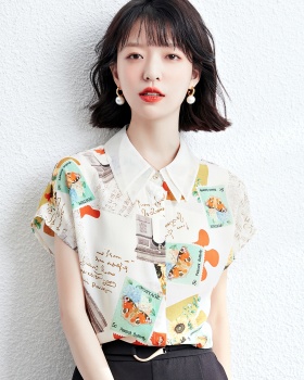 All-match chiffon tops fashion shirt for women