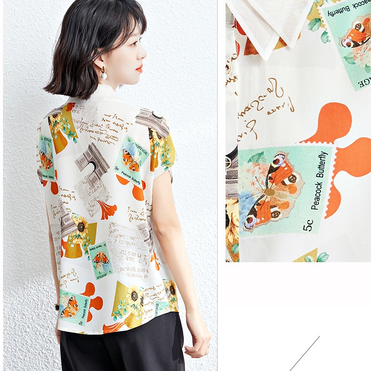 All-match chiffon tops fashion shirt for women