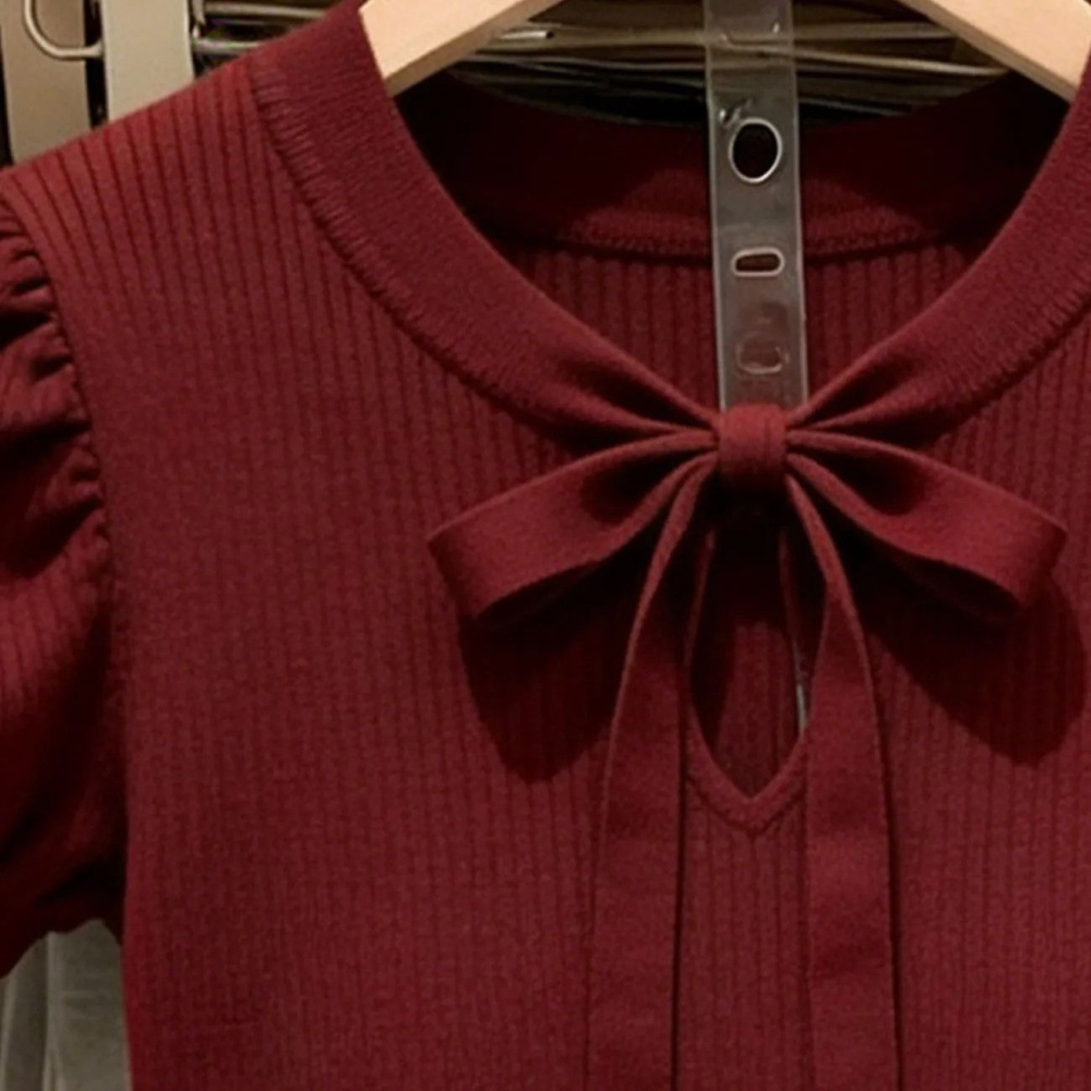 Large yard V-neck sweater spring and summer slim tops for women