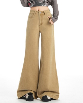 All-match wide leg casual pants speaker tie dye jeans