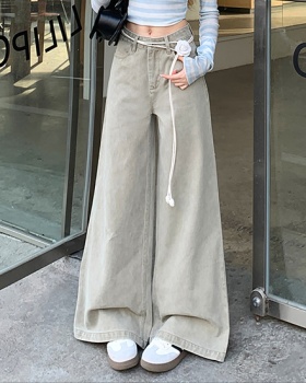 Speaker casual pants tie dye jeans for women