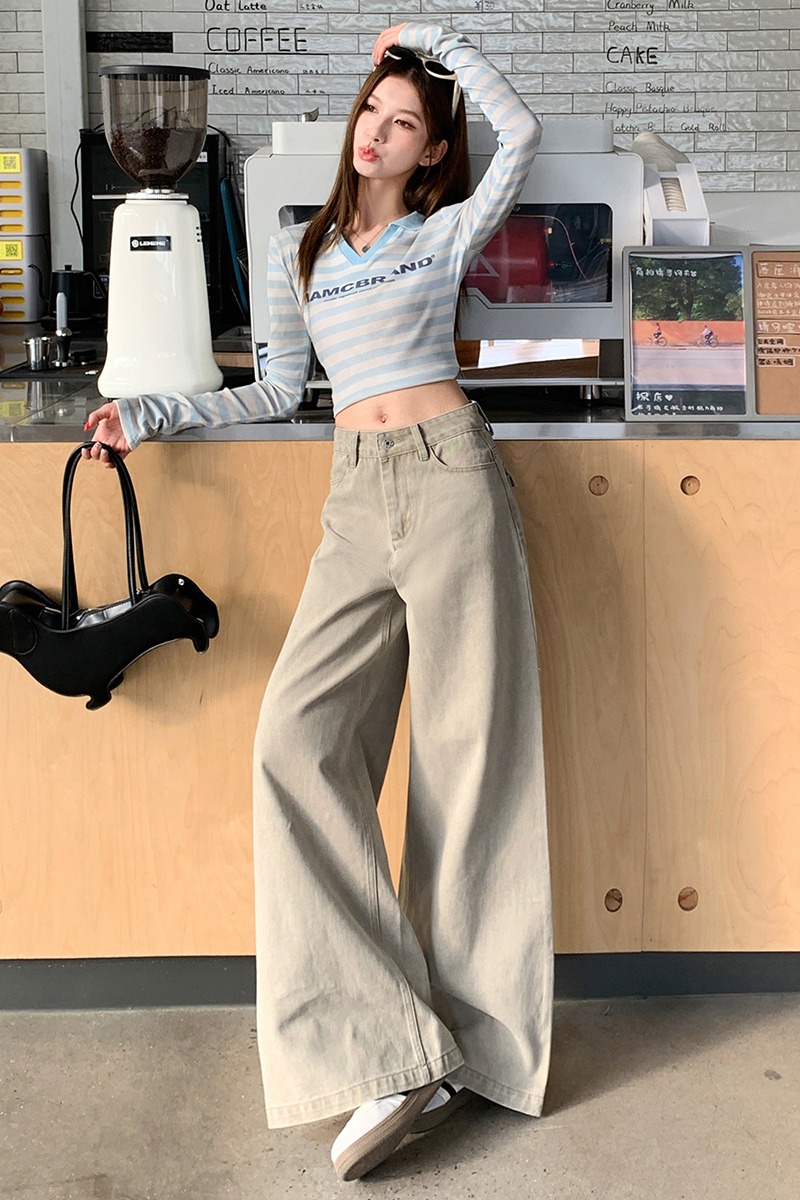 Speaker casual pants tie dye jeans for women