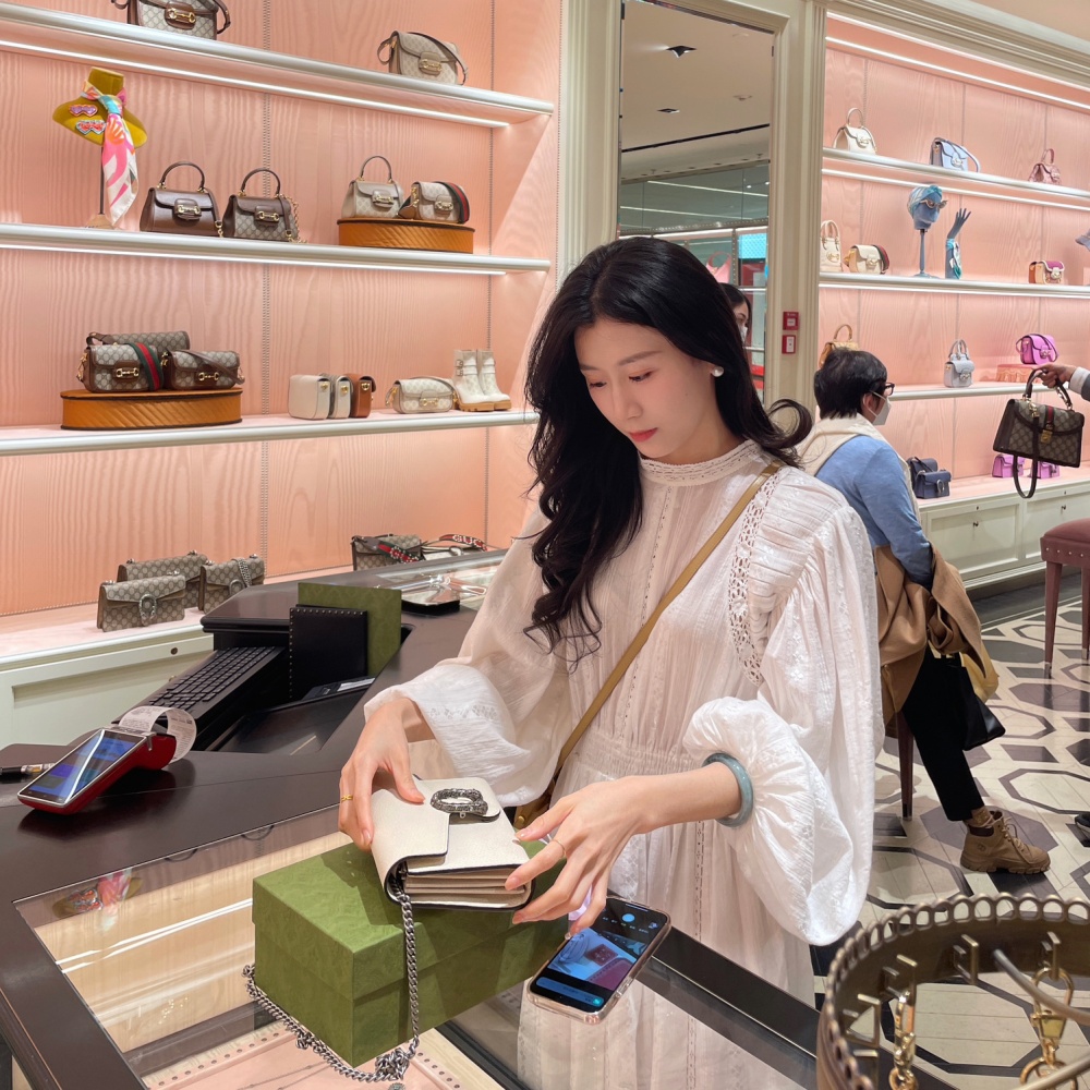 France style puff sleeve dress spring long dress for women