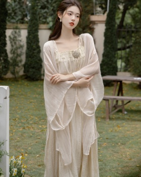 Loose Chinese style Han clothing dress 2pcs set