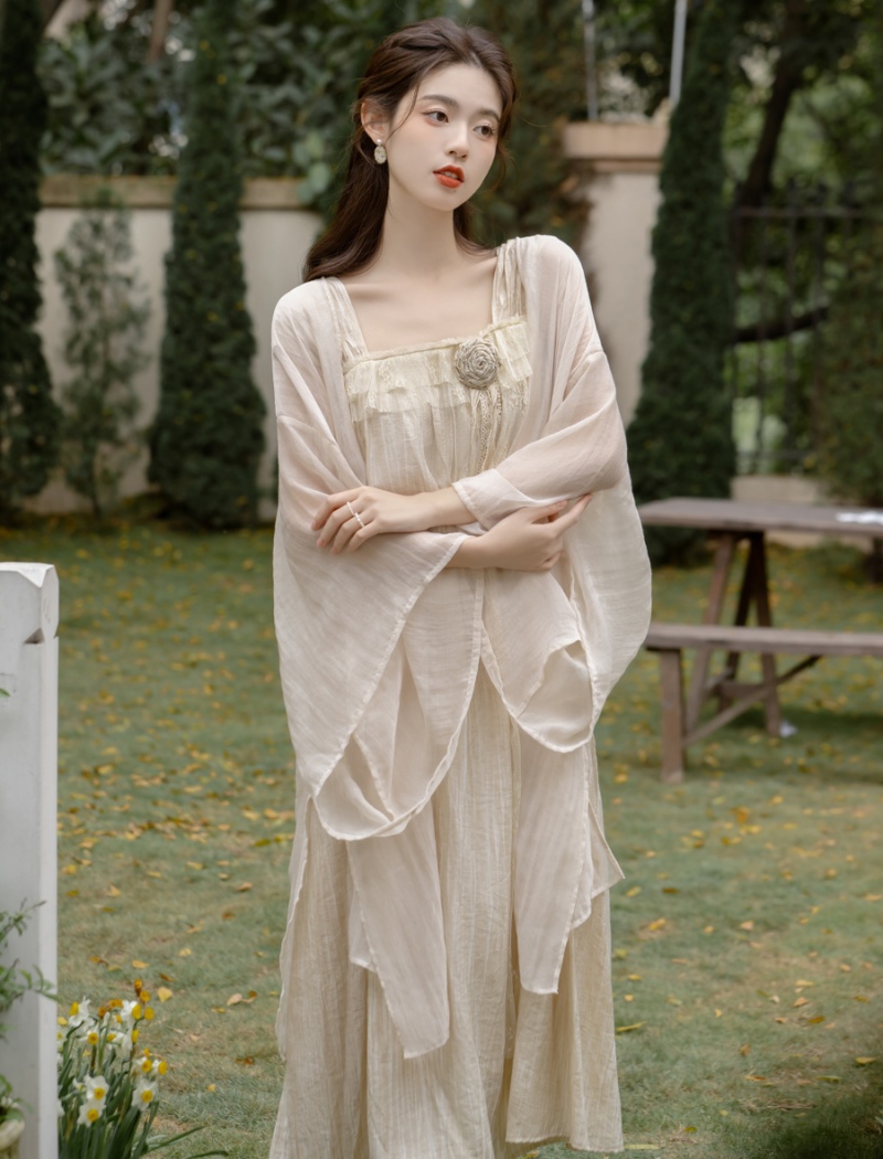 Loose Chinese style Han clothing dress 2pcs set