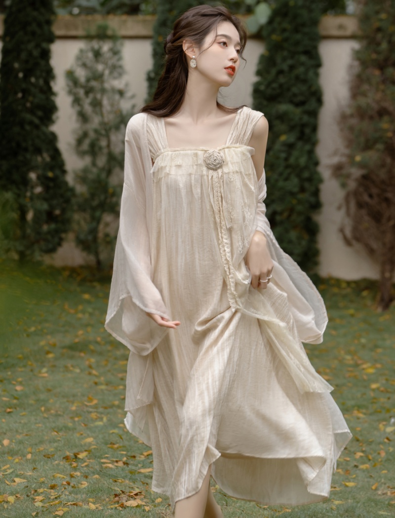 Loose Chinese style Han clothing dress 2pcs set