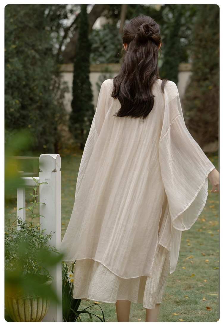 Loose Chinese style Han clothing dress 2pcs set