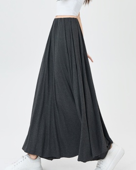 Drape Korean style skirt cool long skirt for women