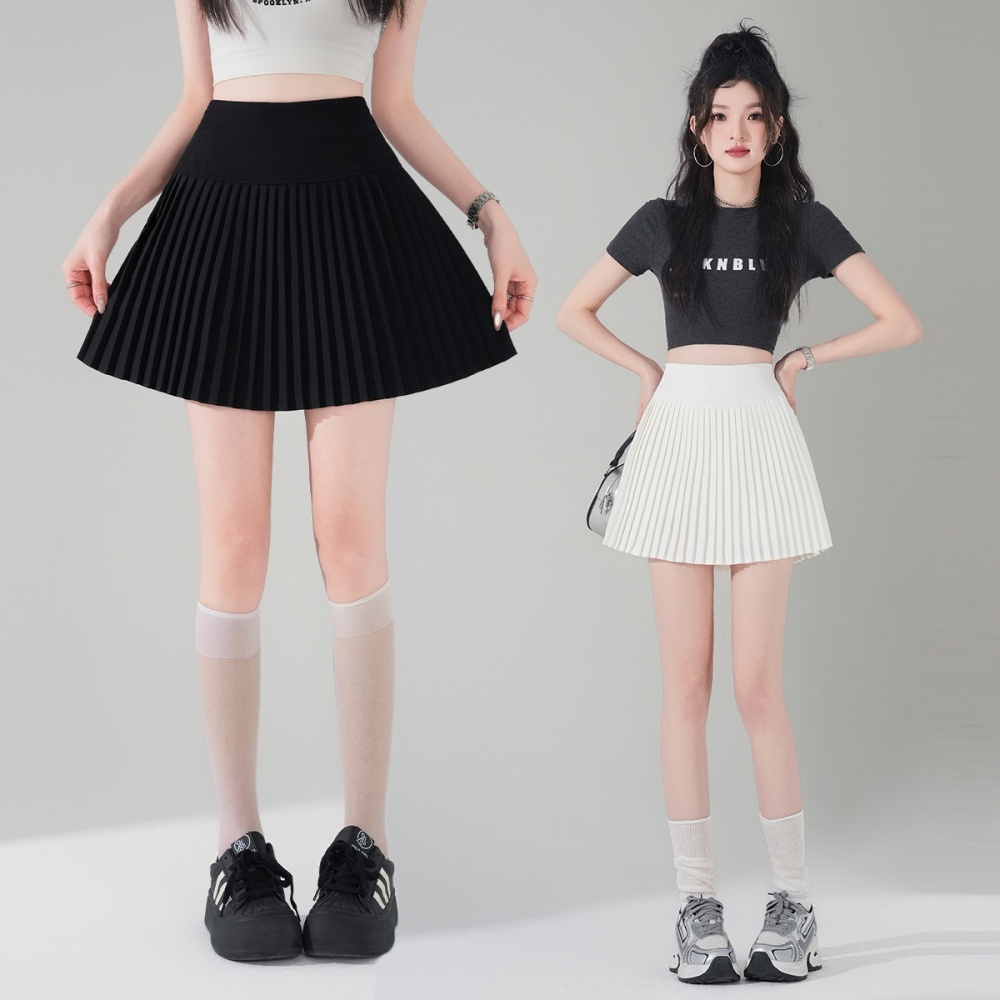 High waist A-line business suit pure skirt for women