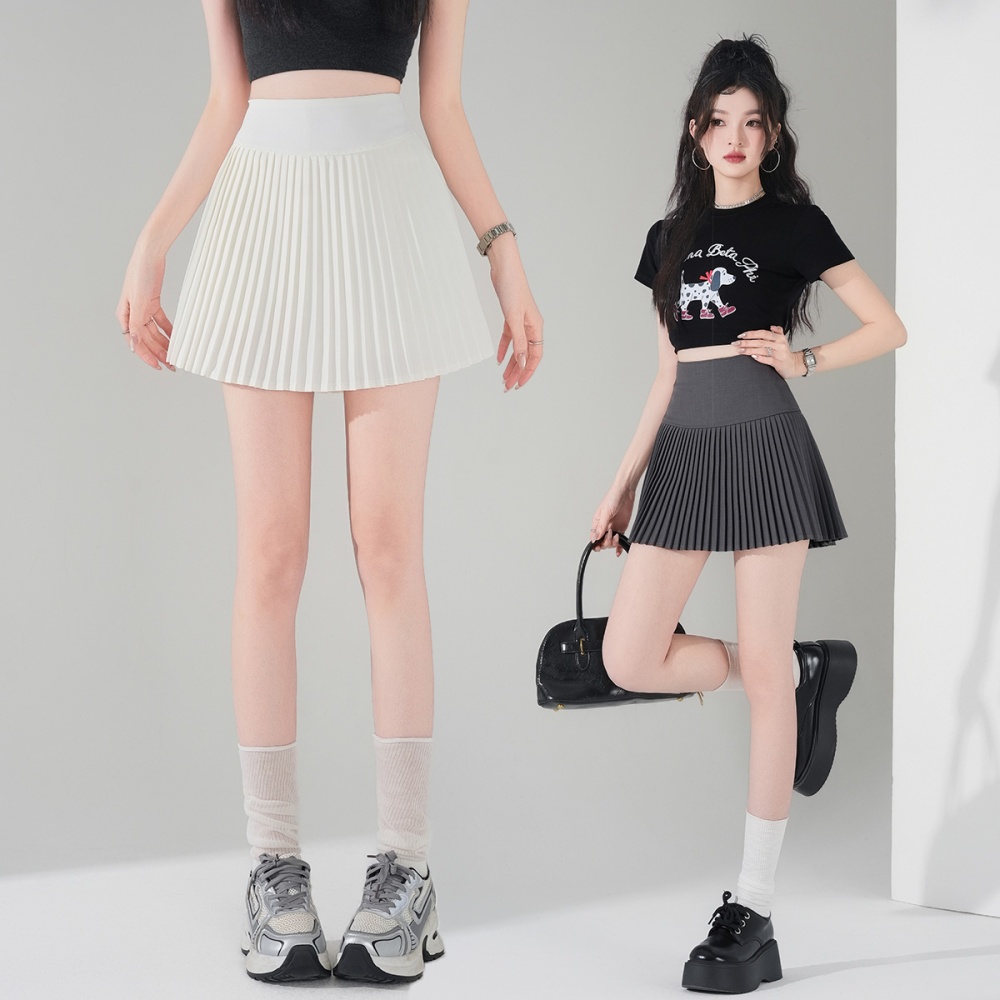 High waist A-line business suit pure skirt for women