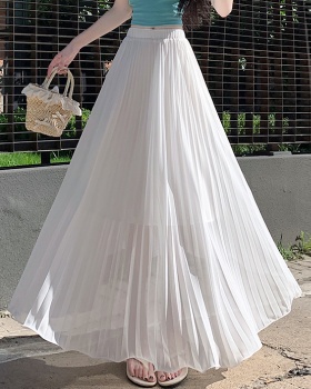 Large yard high waist long dress A-line big skirt skirt