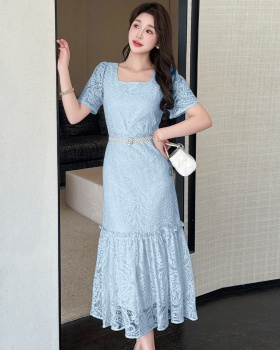 France style temperament dress summer sequins belt