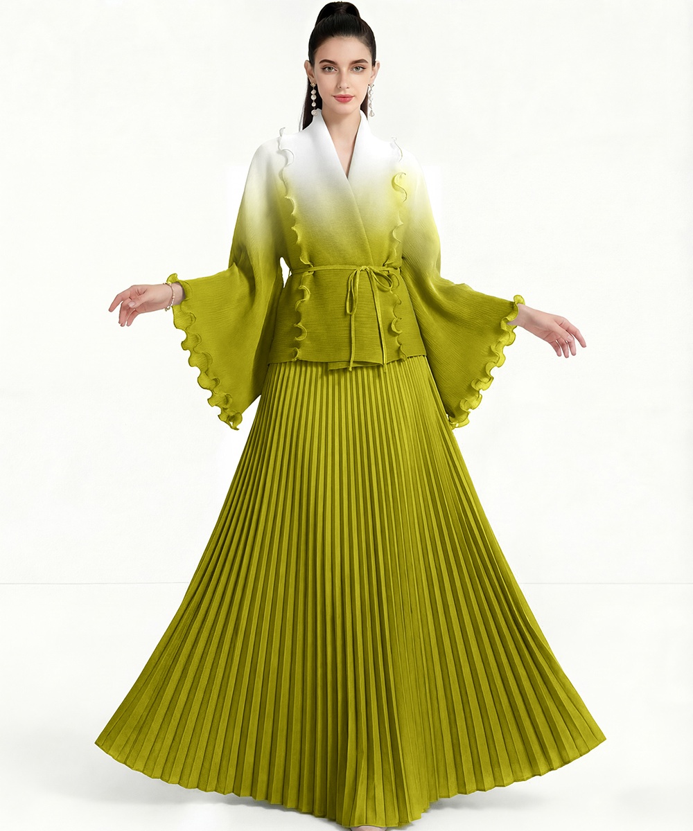 Bound fashion France style spring skirt 2pcs set