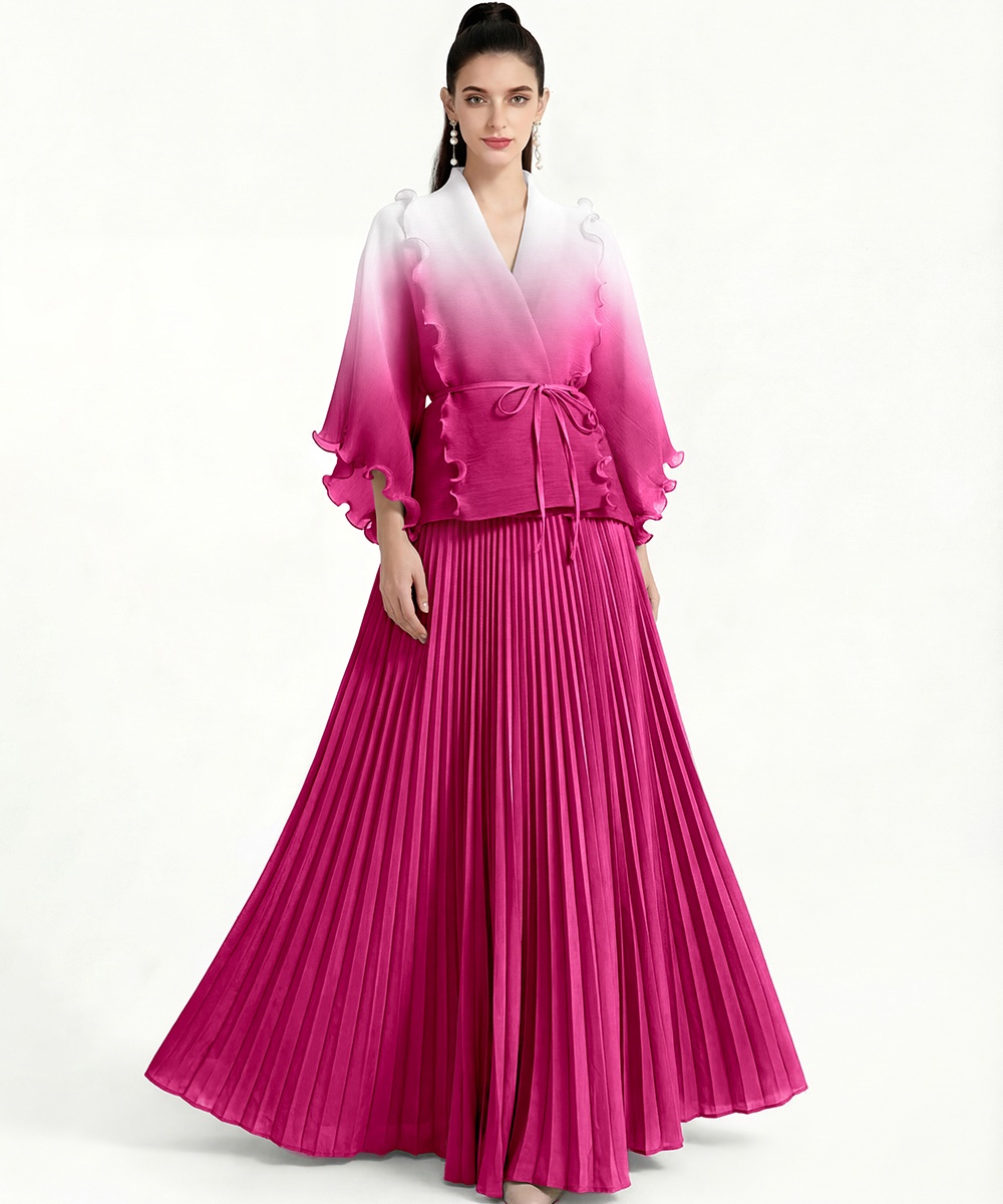 Bound fashion France style spring skirt 2pcs set