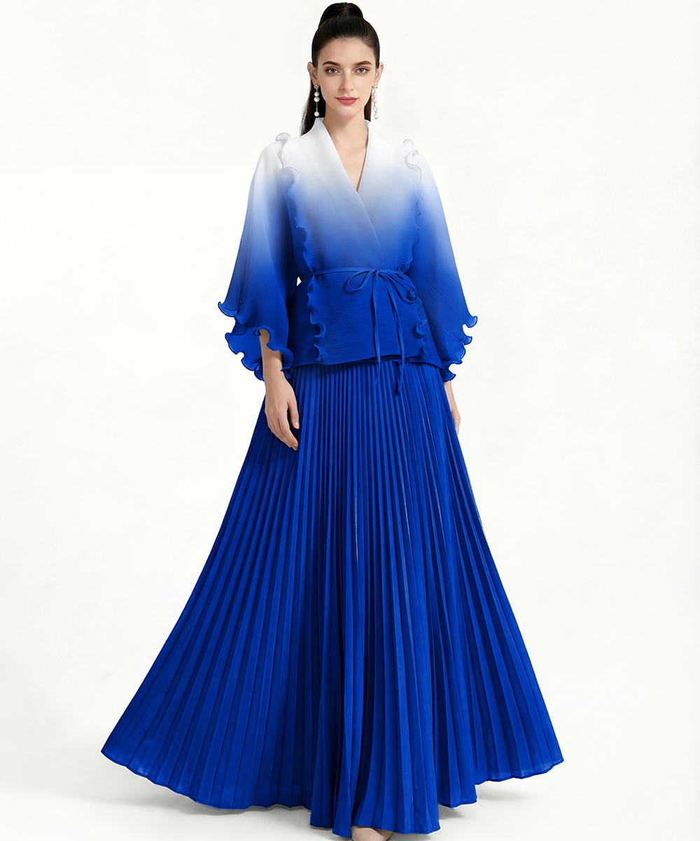 Bound fashion France style spring skirt 2pcs set