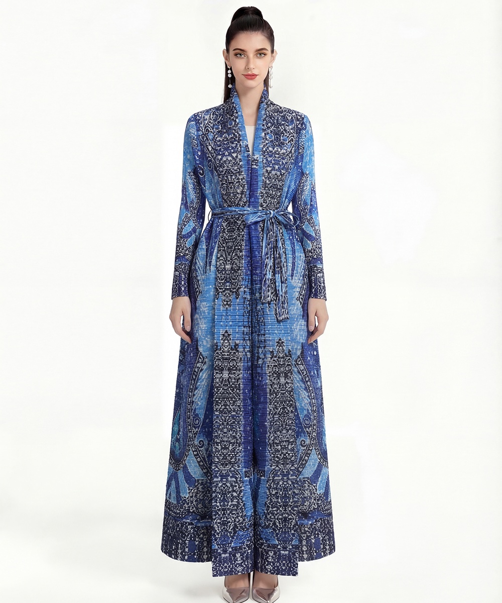 Large yard loose Bohemian beach dress fold dress