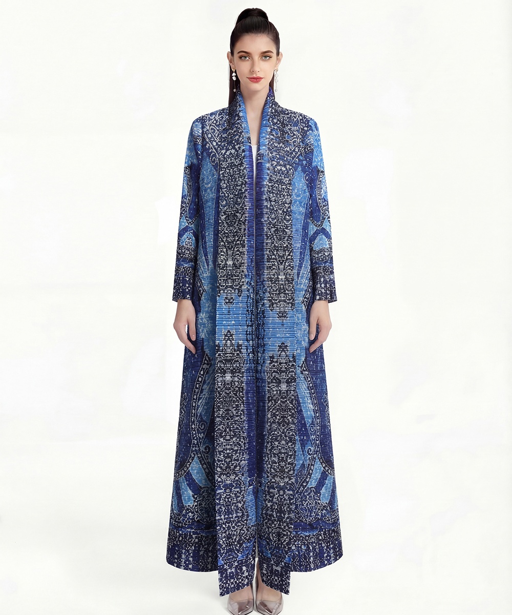 Large yard loose Bohemian beach dress fold dress