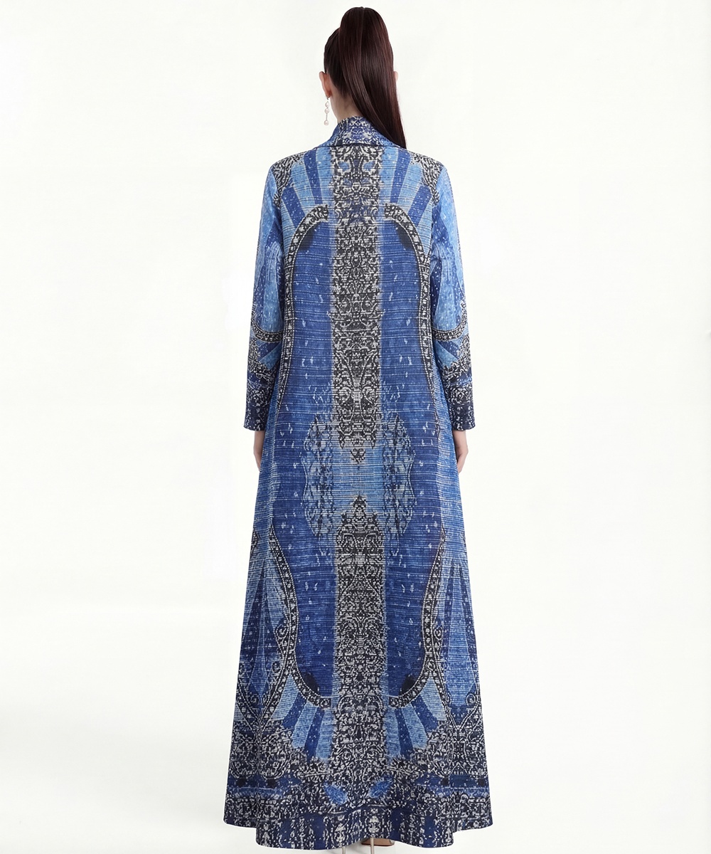 Large yard loose Bohemian beach dress fold dress