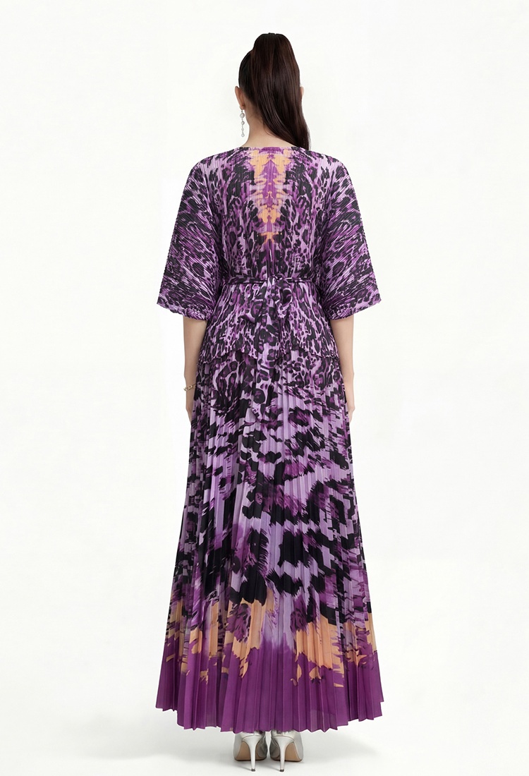 Bound fashion European style pinched waist dress a set