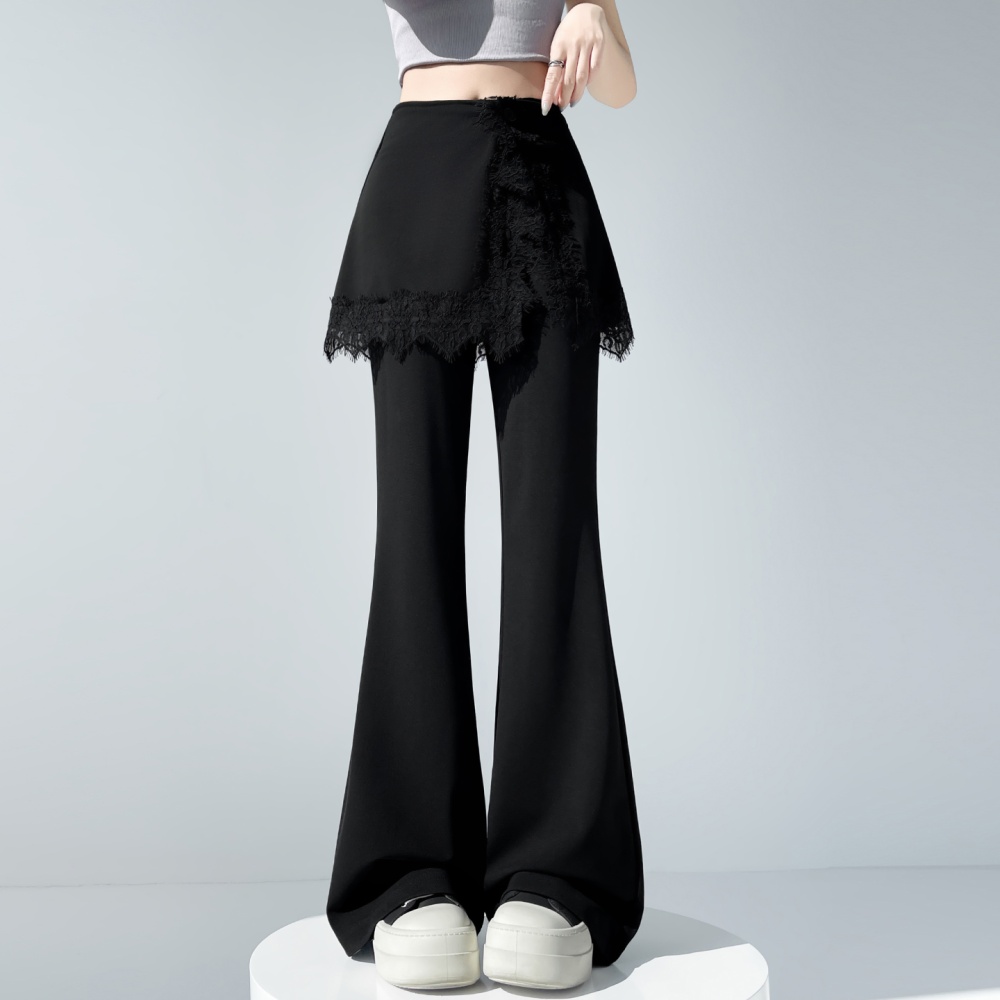 Summer Casual suit pants high waist flare pants for women