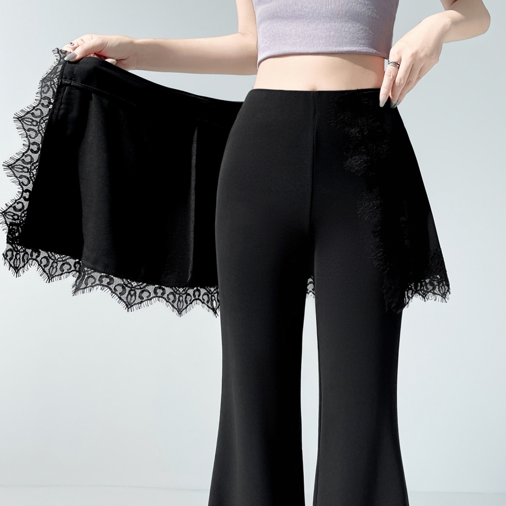Summer Casual suit pants high waist flare pants for women