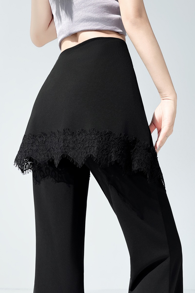 Summer Casual suit pants high waist flare pants for women