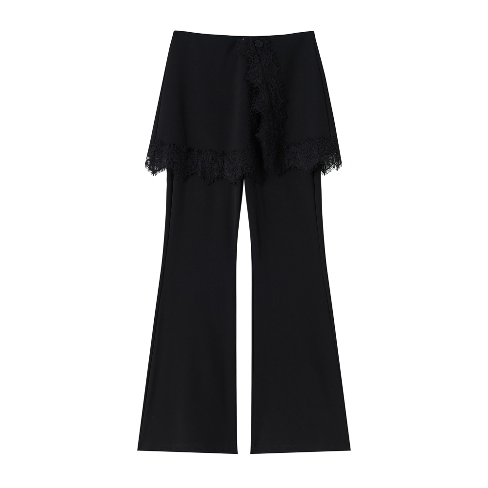 Summer Casual suit pants high waist flare pants for women