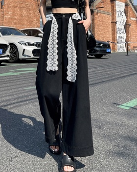 Straight pants wide leg pants Casual business suit for women