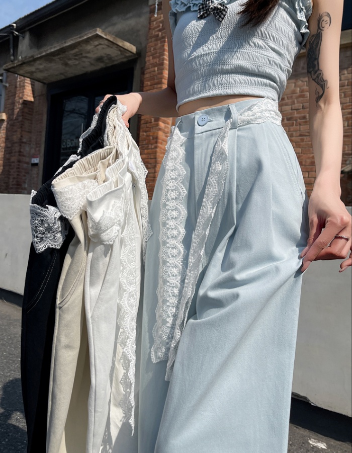 Straight pants wide leg pants Casual business suit for women