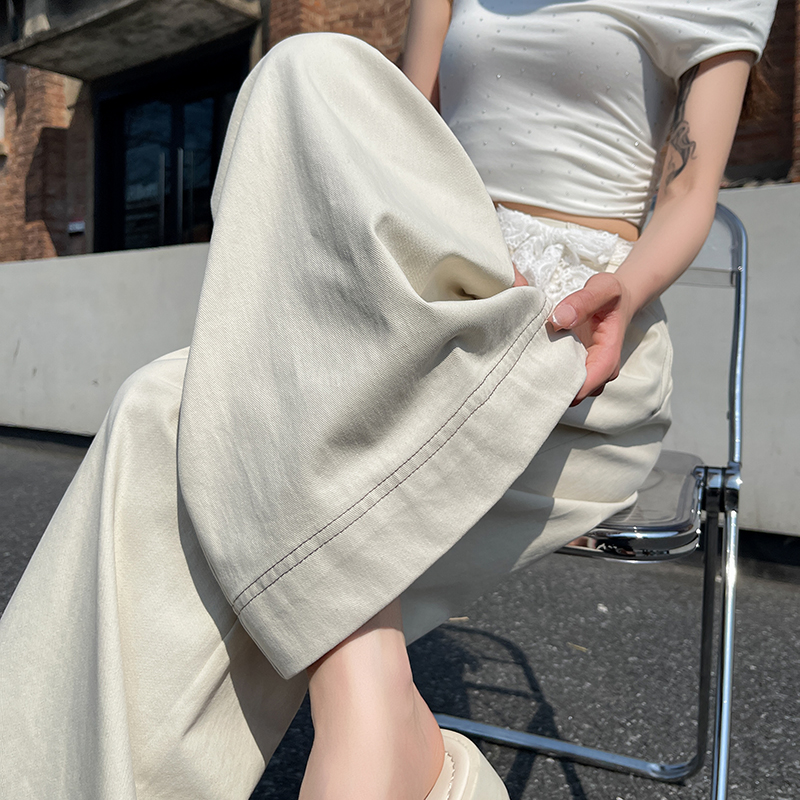 Straight pants wide leg pants Casual business suit for women