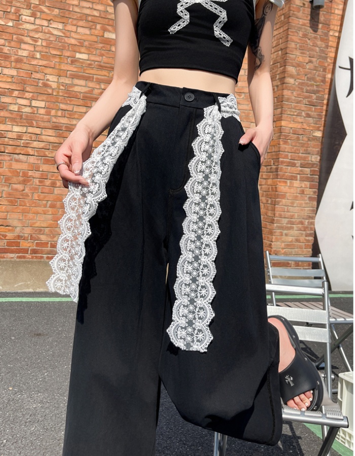 Straight pants wide leg pants Casual business suit for women