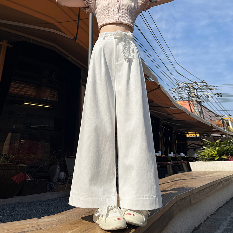 Straight pants wide leg pants Casual business suit for women