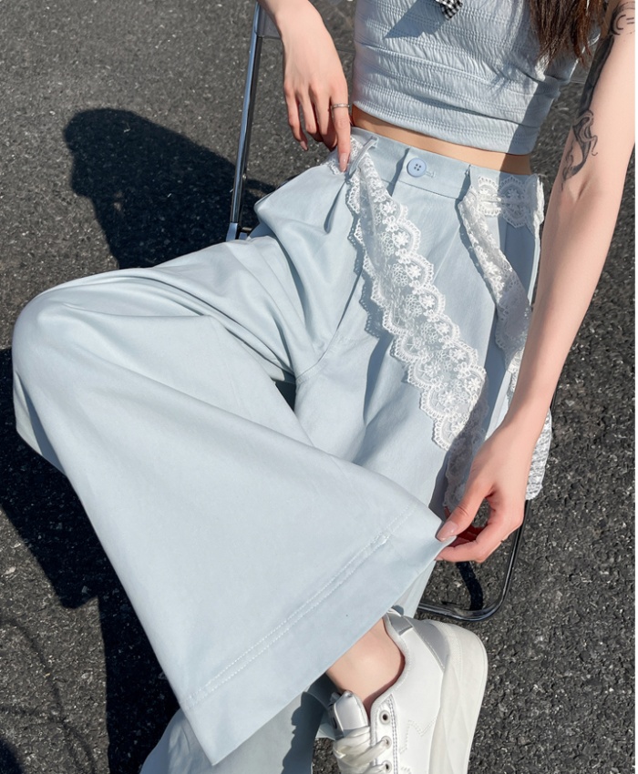 Straight pants wide leg pants Casual business suit for women