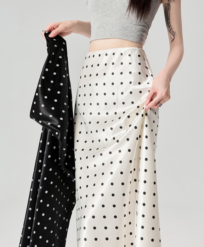 Summer gauze long skirt high waist skirt for women