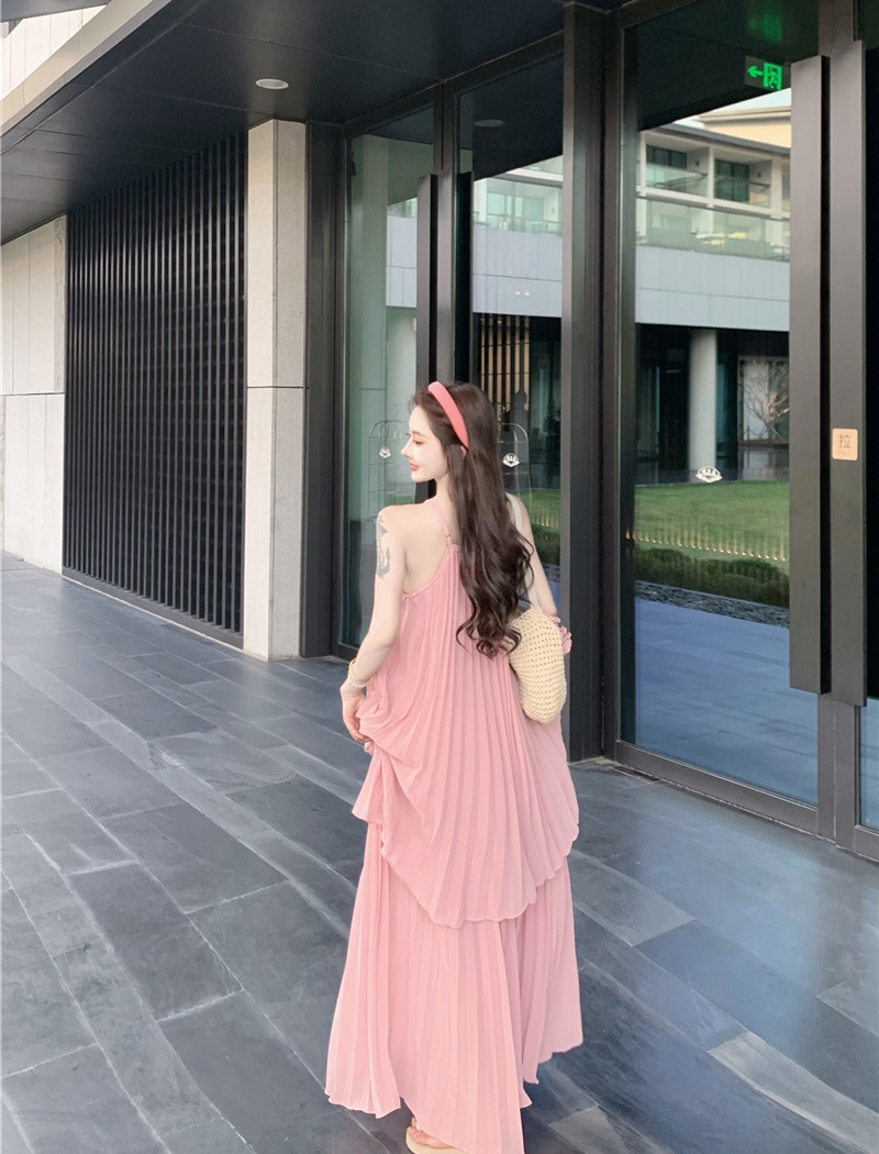 Beautiful tops seaside skirt 2pcs set for women