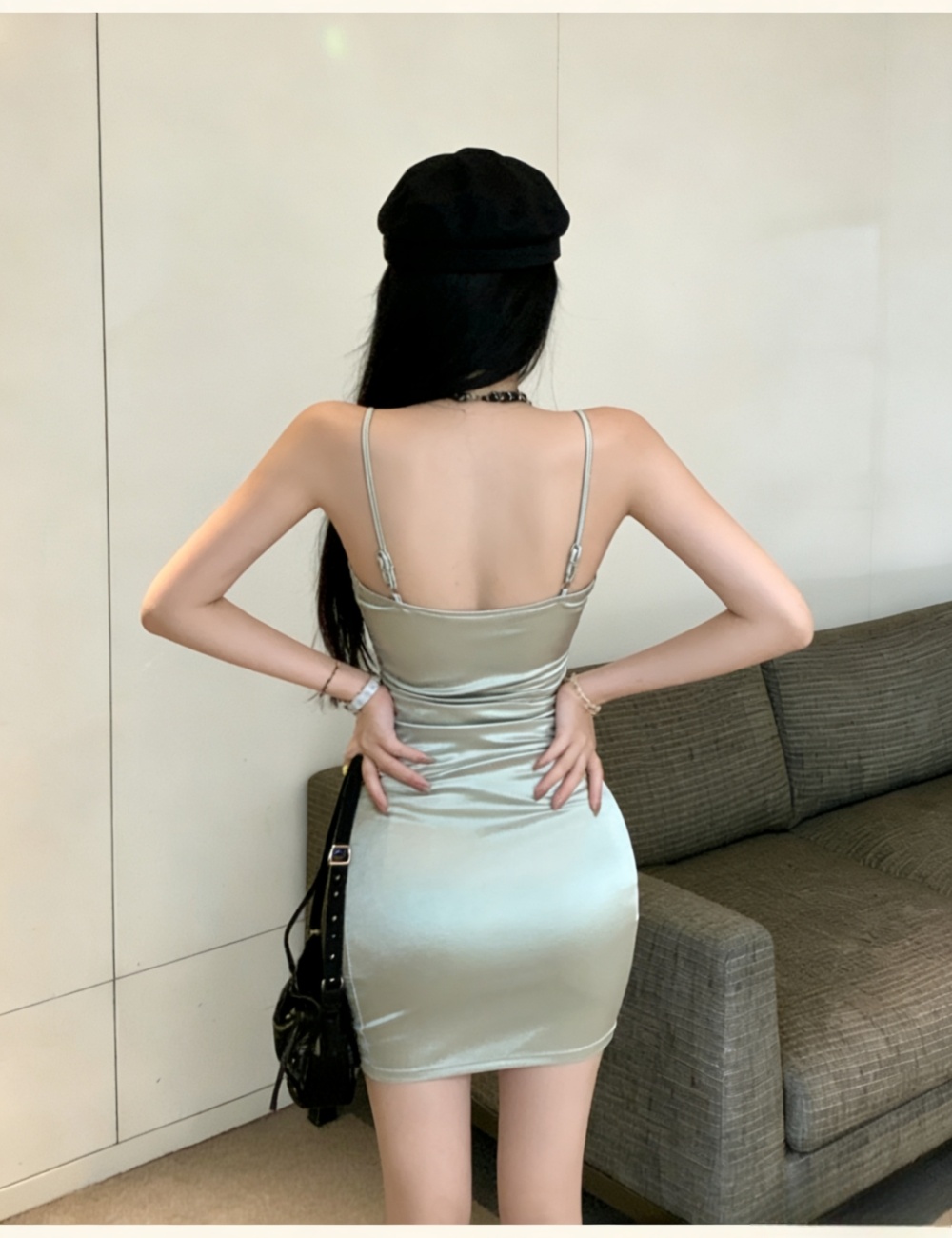 Stereoscopic spicegirl flowers sexy package hip dress for women