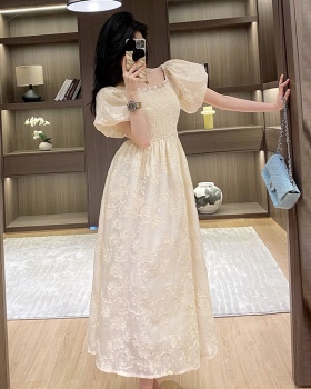 Slim tender dress summer France style long dress