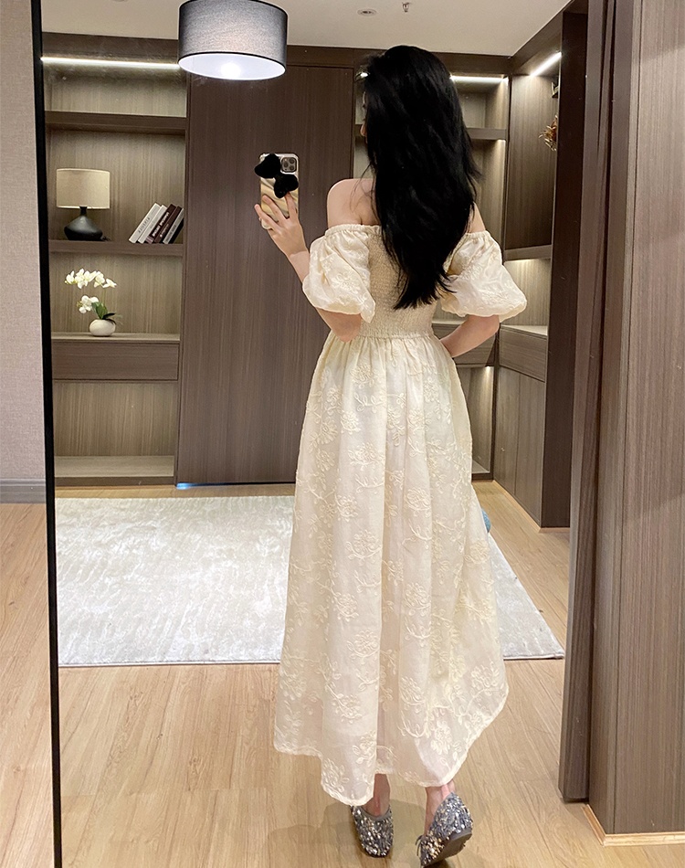 Slim tender dress summer France style long dress