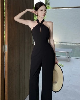 Straight temperament jumpsuit mopping ladies pants for women