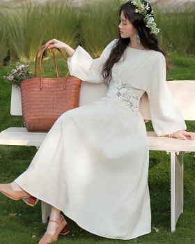 A-line dress vacation long dress for women
