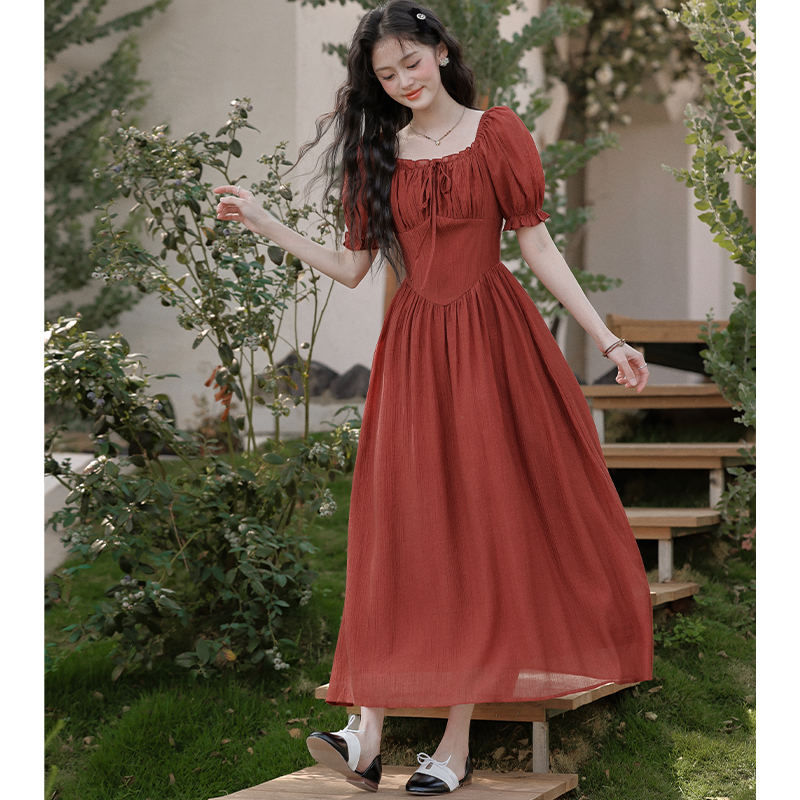 Slim Hepburn style dress temperament evening dress