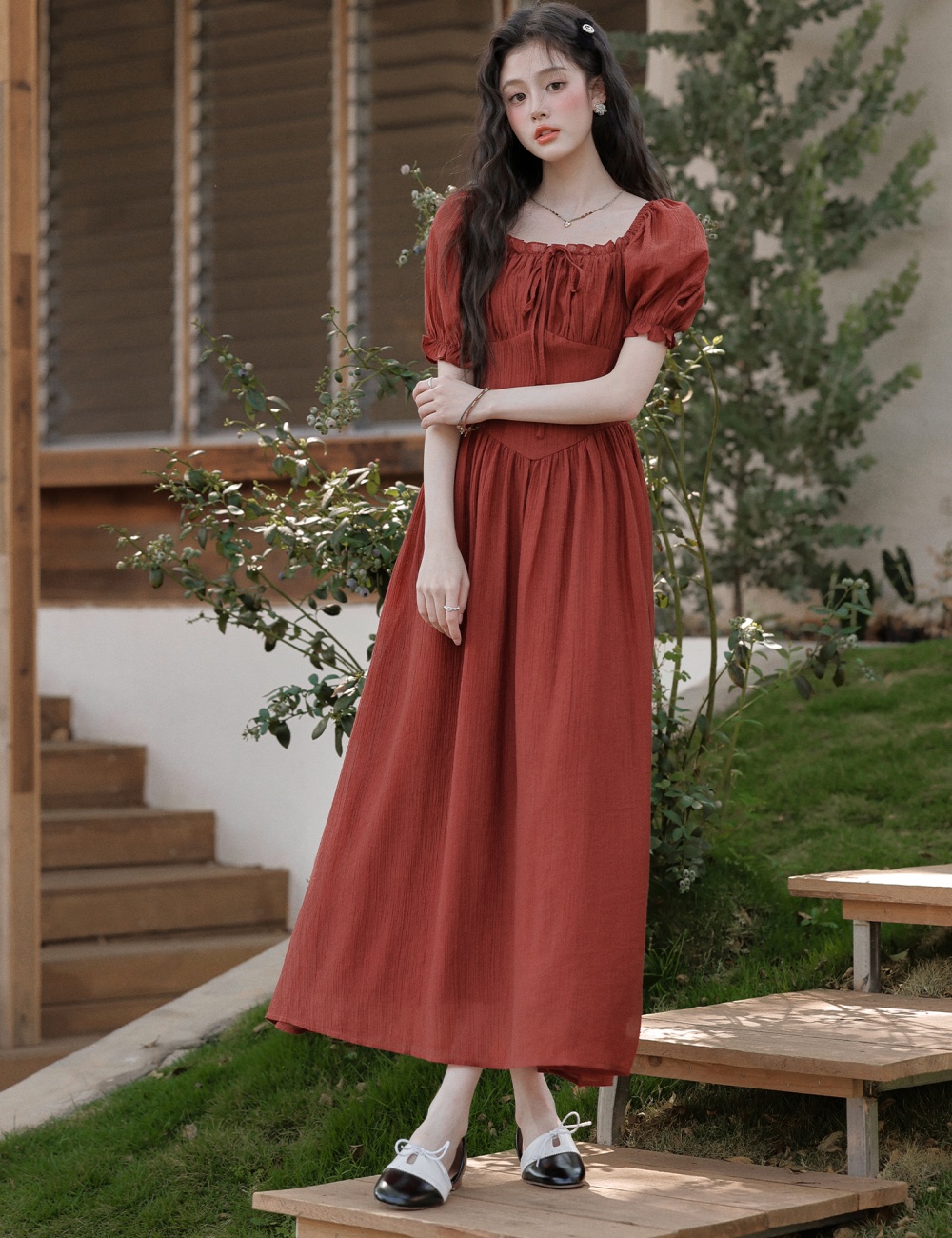 Slim Hepburn style dress temperament evening dress