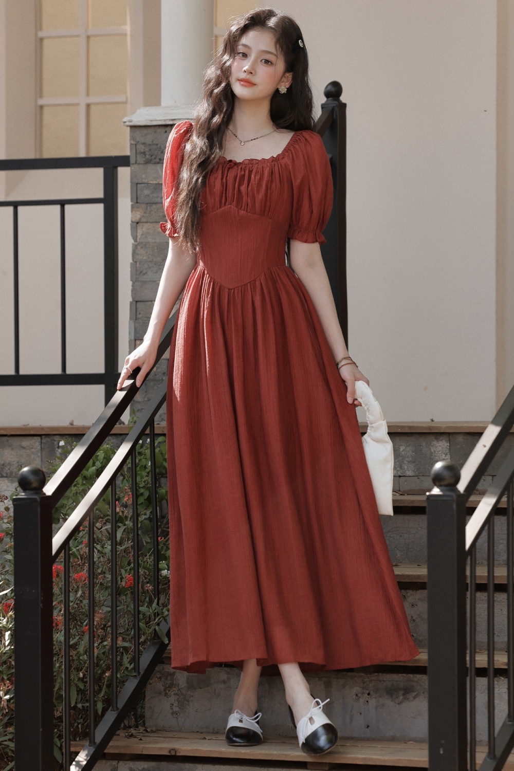 Slim Hepburn style dress temperament evening dress